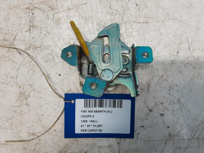 VERGRENDELING MOTORKAP Fiat 500 7/15+