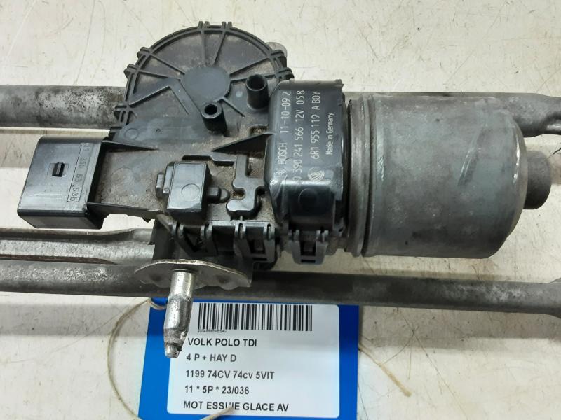 MOTOR RUITENWISSERS VOOR Vw POLO (6R) 6/09 - 4/14