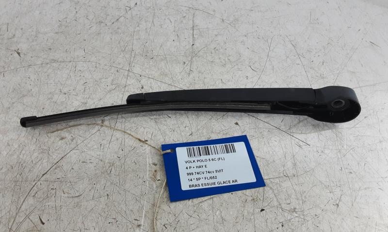 BRAS D'ESSUIE-GLACE ARRIERE Vw POLO (6R) FaceLift 5/14 - 17