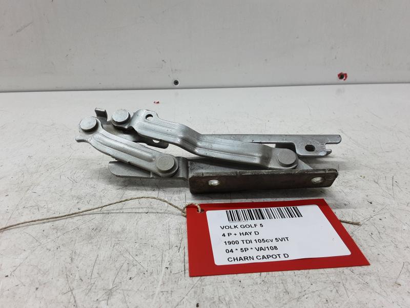 RIGHT HINGE BONNET Vw GOLF V 11/03 - 08