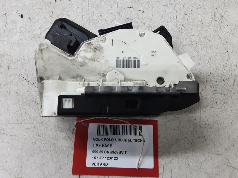 VERGRENDELING ACHTER RECHTS Vw POLO (6R) FaceLift 5/14 - 17