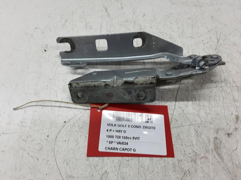 CHARNIERE DE CAPOT GAUCHE Vw Golf