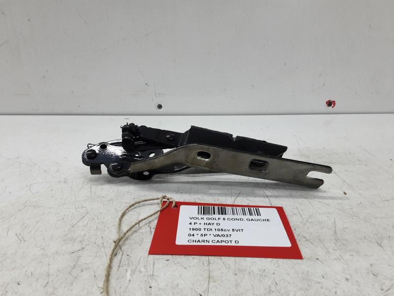 CHARNIERE DE CAPOT DROITE Vw GOLF V 11/03 - 08