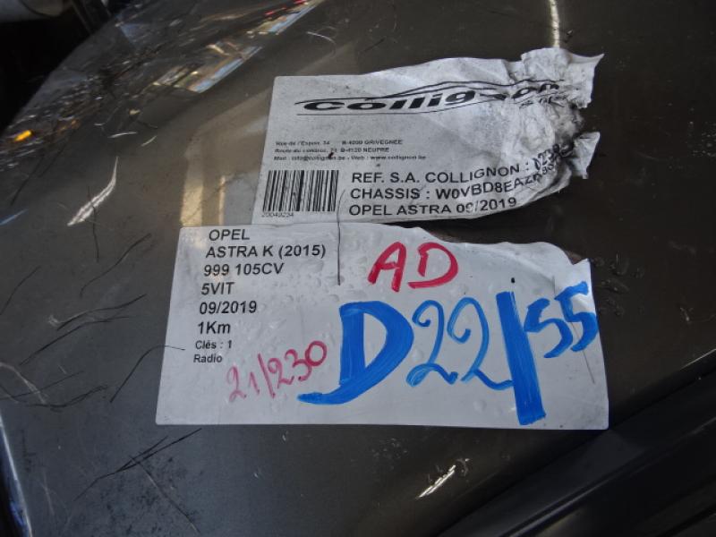 Opel ASTRA K 8/15 - 8/19 5P/D 