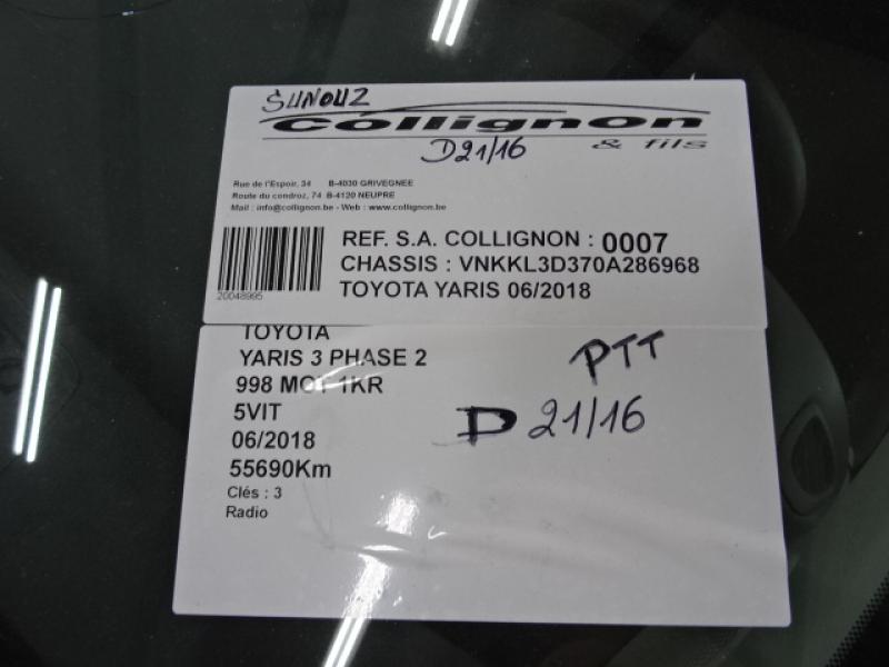 Toyota YARIS (5) 9/14 - 2/20 