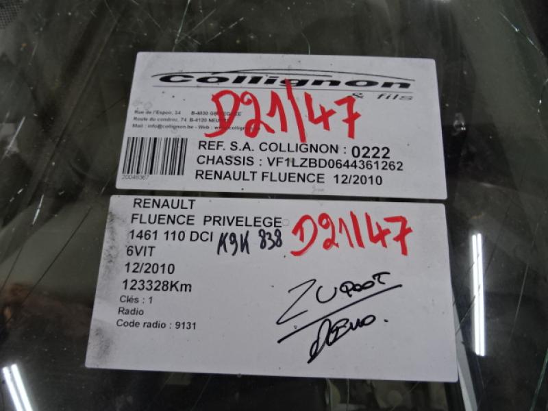 Renault FLUENCE 10 - 13 