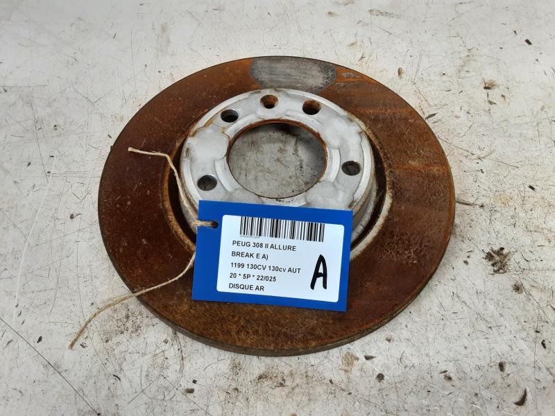 DISQUE ARRIERE Peugeot 308 (2) 9/13-6/17
