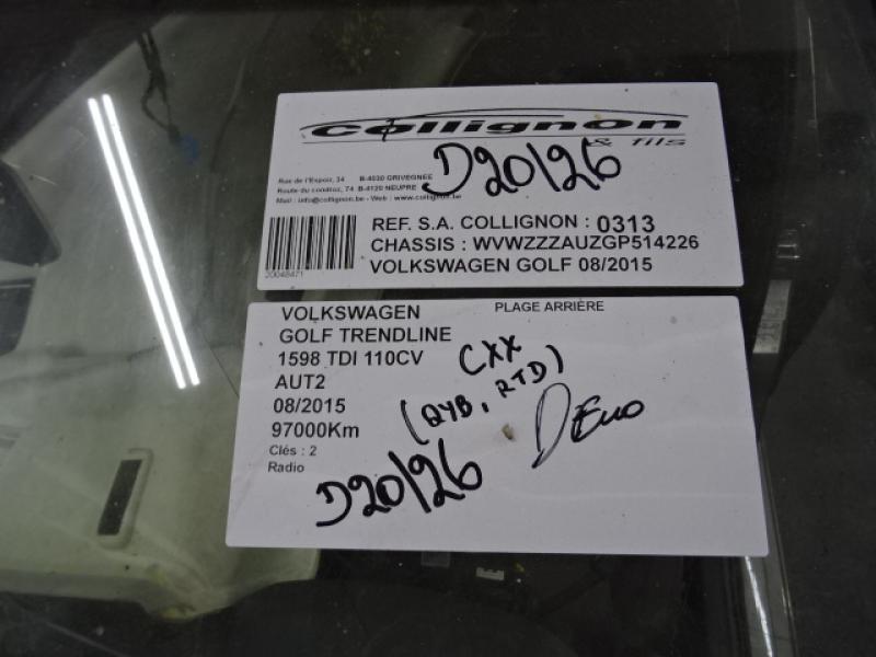 Vw GOLF VII 11/12 - 17 