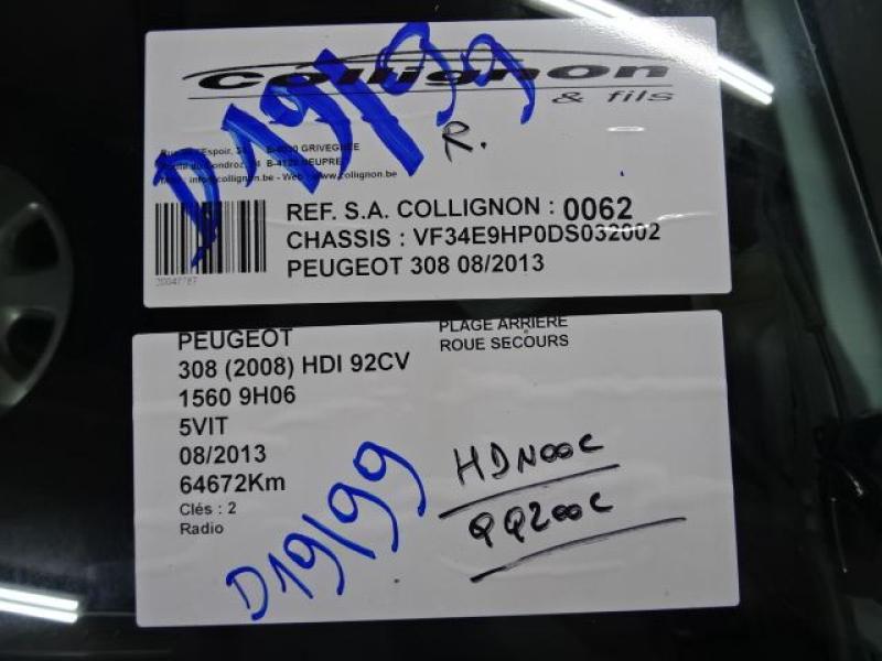 Peugeot 308 (1) 9/07 - 14 