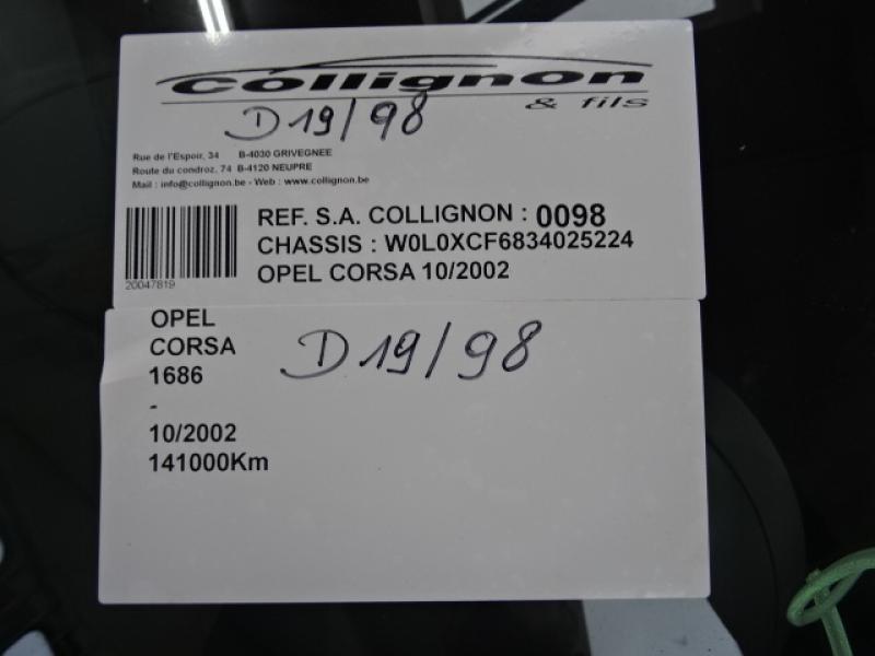 Opel CORSA C 09/00 - 10/06 