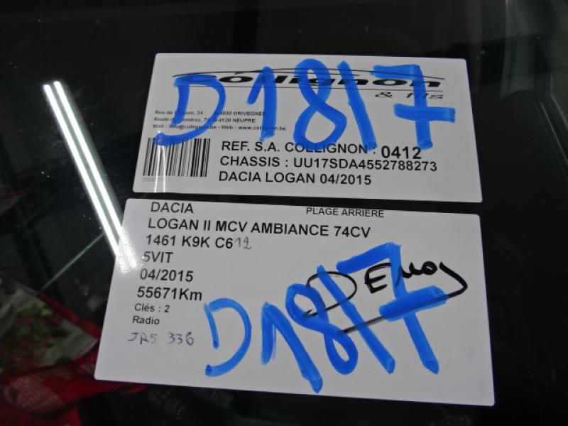 Dacia LOGAN MCV 2/13 - 16 