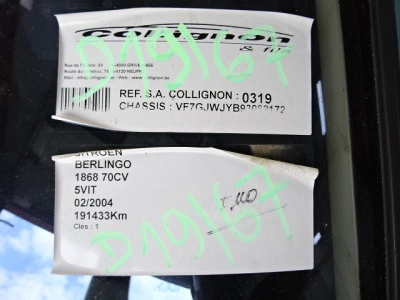 Citroen BERLINGO 96 - 09 