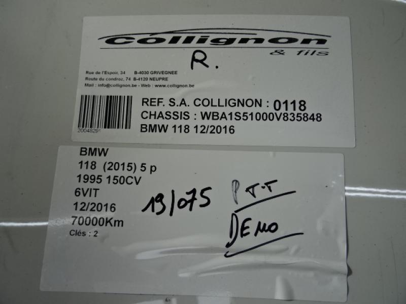 Bmw 1 F20/F21 3/15 - 19 