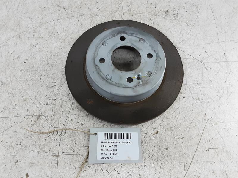 REMSCHIJF ACHTER Hyundai I20 (4) 08/20+