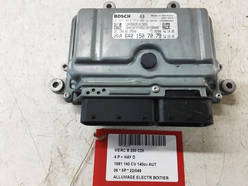 BOITIER D'ALLUMAGE ELECTRONIQUE Mercedes-Benz B W245 2005 - 05/2008