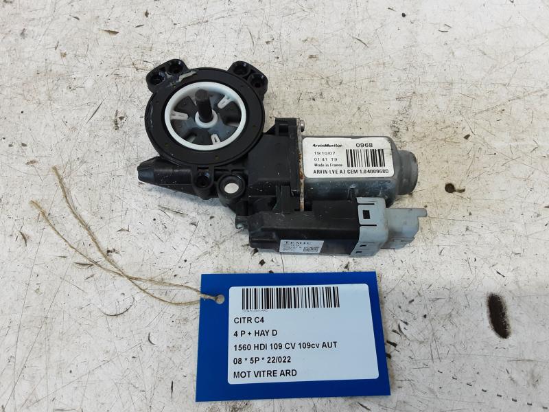 MOTOR RUITMECHANISME ACHTER RECHTS Citroen C4 GR. PICASSO 06 - 13
