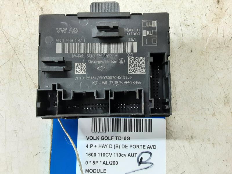 MODULE Vw GOLF VII 11/12 - 17