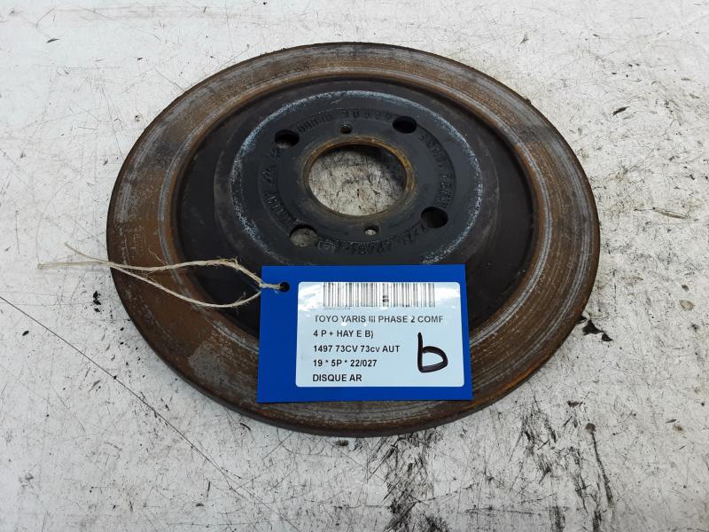 REAR BRAKE DISC Toyota YARIS (5) 9/14 - 2/20