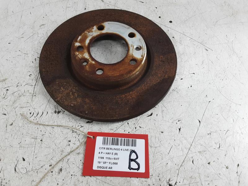 REMSCHIJF ACHTER Citroen BERLINGO 9/18+