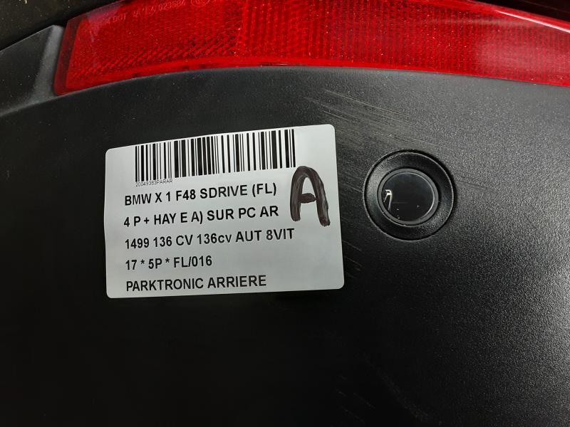 PARKTRONIC ARRIERE Bmw X1 F48 09/15 - 7/19