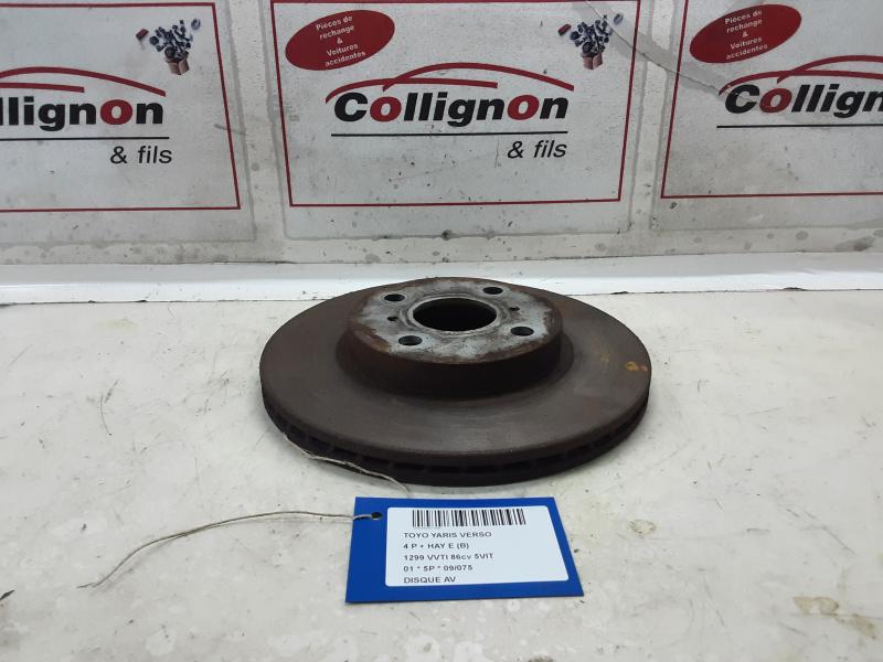 FRONT BRAKE DISC Toyota YARIS VERSO 00 - 05