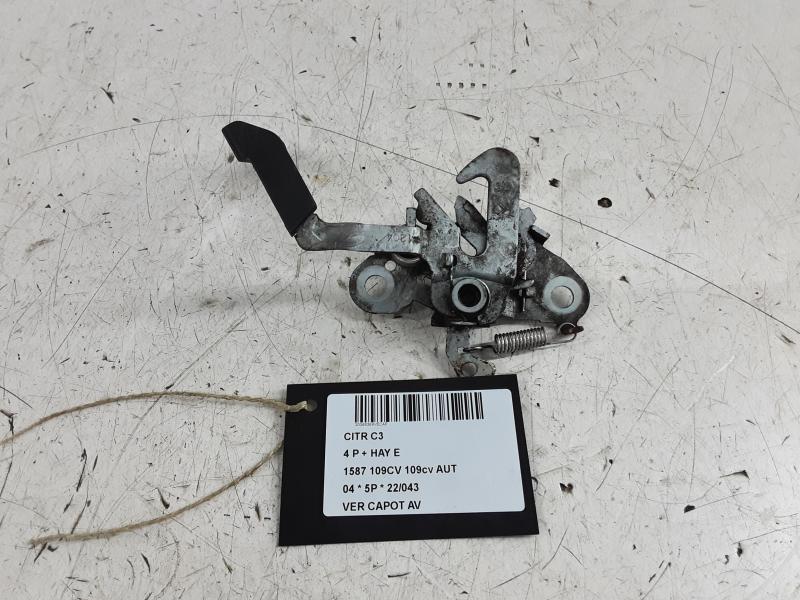 VERROUILLAGE DE CAPOT AVANT Citroen C3 (I) -05