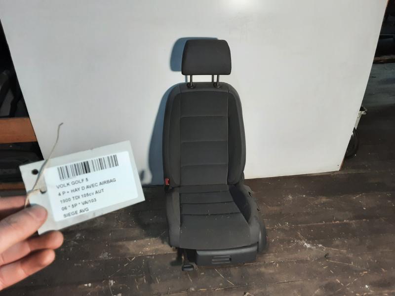 FRONT LEFT SEAT Vw GOLF V 11/03 - 08