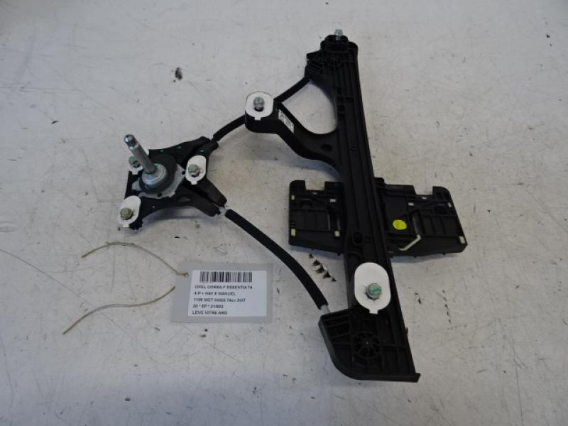 RUITMECHANISME ACHTER RECHTS Opel CORSA F 07/19+