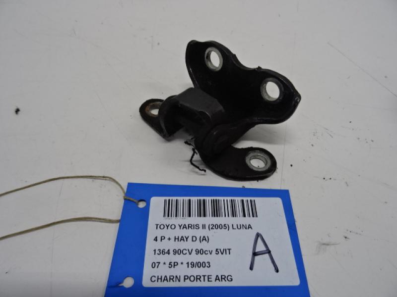 SCHARNIER DEUR ACHTER LINKS Toyota YARIS (2) 1/06 - 3/09