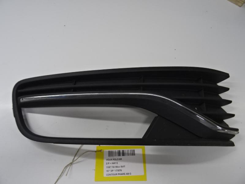 CONTOUR DE PHARE ANTI-BROUILLARD GAUCHE Vw POLO (6R) FaceLift 5/14 - 17