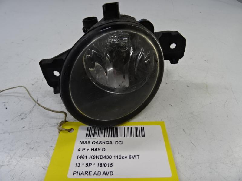 MISTLICHT VOOR RECHTS Nissan QASHQAI 2/10 - 14 J10