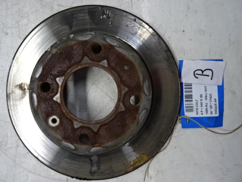 REAR BRAKE DISC Mitsubishi COLT 04 - 08