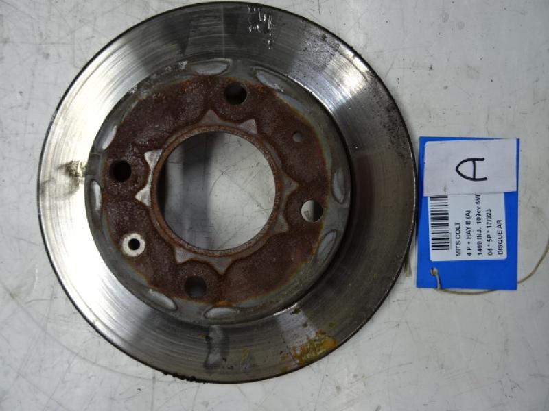 REAR BRAKE DISC Mitsubishi COLT 04 - 08