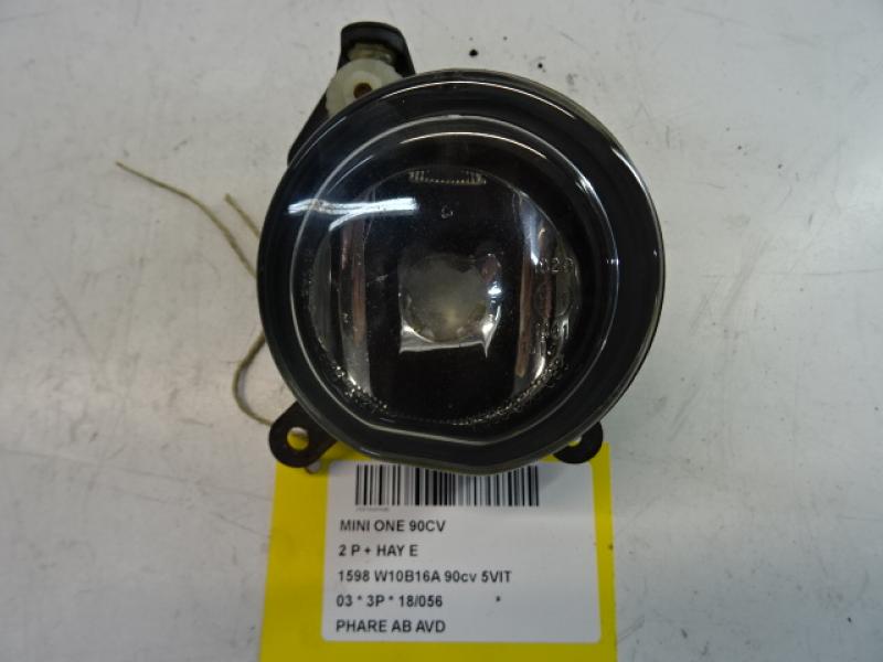 PHARE ANTI-BROUILLARD AVANT DROIT Mini R50:COUPE 05/01 - 10/06