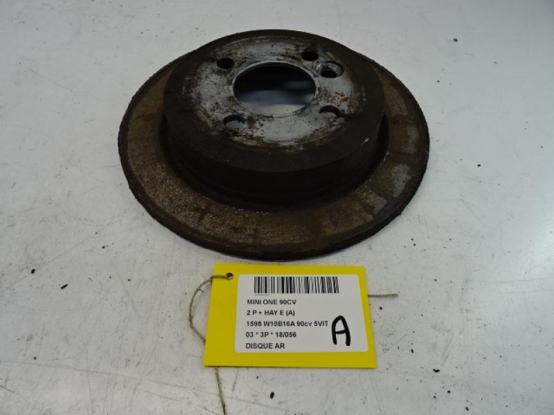 REAR BRAKE DISC Mini R50:COUPE 05/01 - 10/06