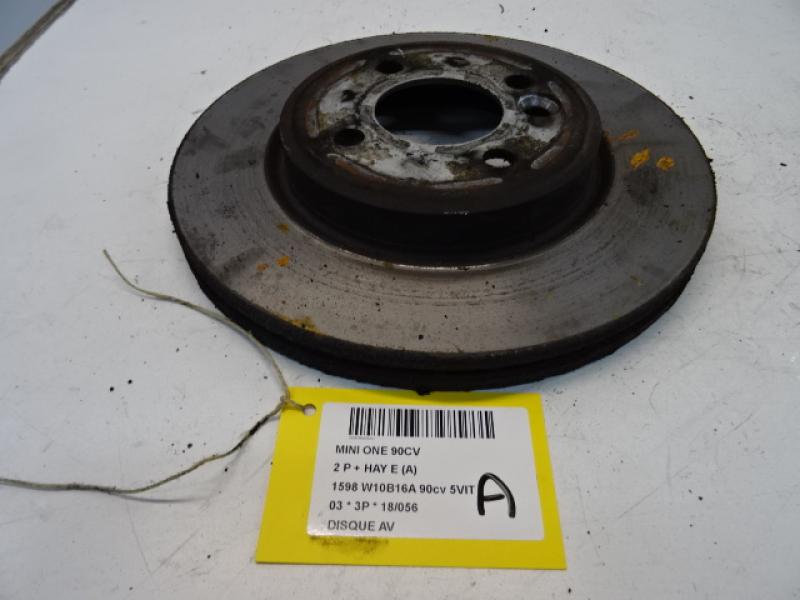 FRONT BRAKE DISC Mini R50:COUPE 05/01 - 10/06