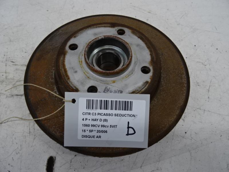 BREMSSCHEIBE HINTEN Citroen C3 PICASSO 09+