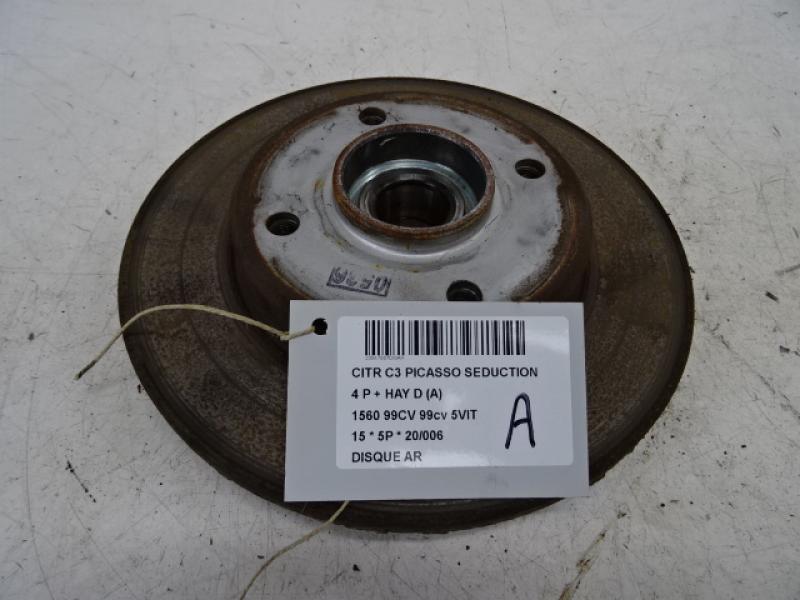 BREMSSCHEIBE HINTEN Citroen C3 PICASSO 09+