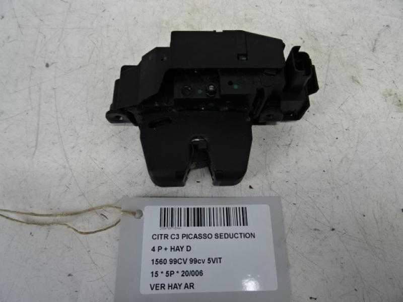 CENTRALE VERGRENDELING ACHTERKLEP Citroen C3 PICASSO 09+