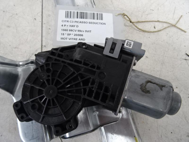 MOTEUR DE VITRE DE PORTE ARRIERE DROITE Citroen C3 PICASSO 09+