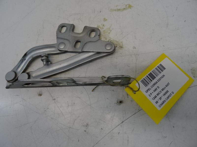 SCHARNIER MOTORHAUBE RECHTS Opel CORSA D 11/06 - 12/10