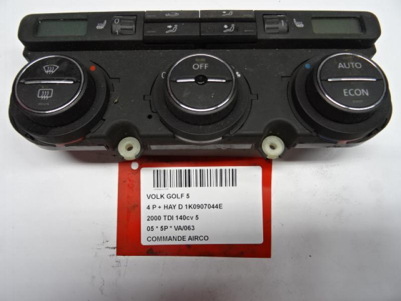 BEDIENINGSPANEEL AIRCO Vw GOLF V 11/03 - 08