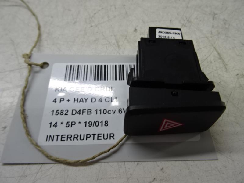 INTERRUPTEUR Kia CEED 05/12 - 15