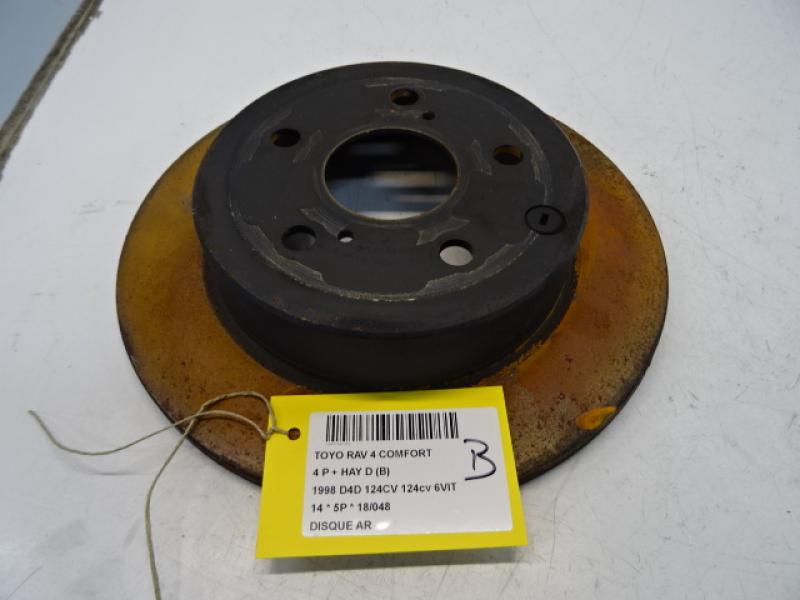 REAR BRAKE DISC Toyota RAV 4 01/13 - 15