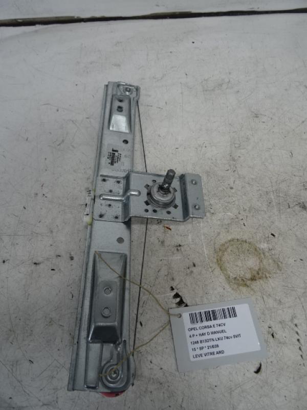 RUITMECHANISME ACHTER RECHTS Opel CORSA E 10/14-  19