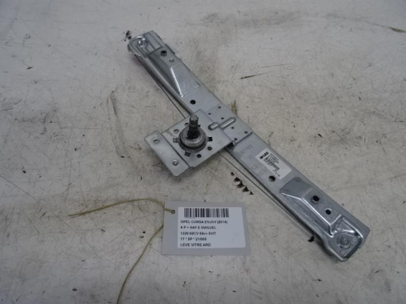 RUITMECHANISME ACHTER RECHTS Opel CORSA E 10/14-  19