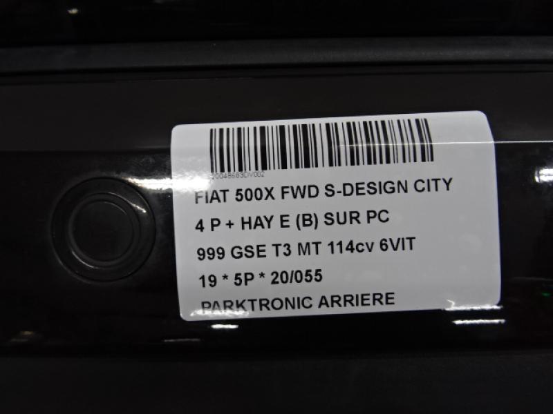 PARKEERSENSOREN ACHTER Fiat 500X 9/14 - 8/18