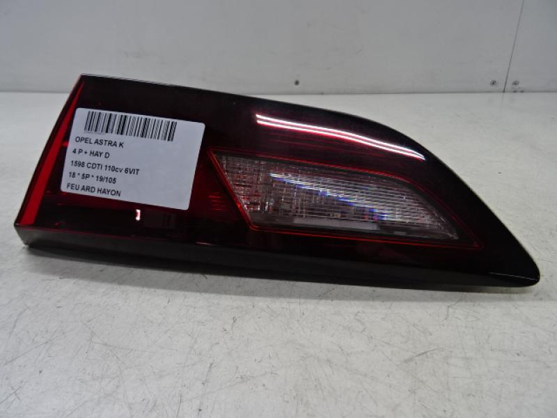 LICHT ACHTERKLEP RECHTS Opel ASTRA K 8/15 - 8/19 5P/D