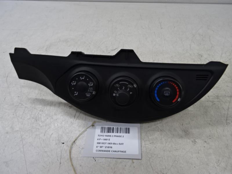 HEIZUNG SCHALTER Toyota YARIS (5) 9/14 - 2/20