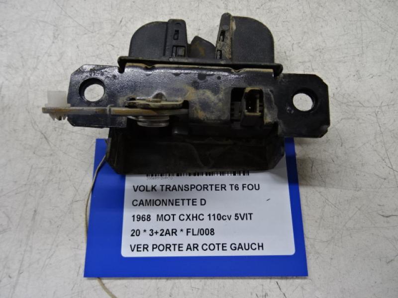 VERROUILLAGE DE PORTE ARRIERE COTE GAUCHE Vw TRANSPORTER T6 6/15+